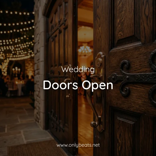 Wedding Doors Open